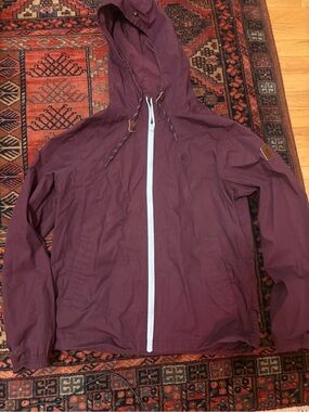 Element Wolfboro Collection Waxed Men's Raincoat in Plum